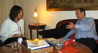 Mirjam Wiesemann im Gespräch mit Richard Hartmann in München