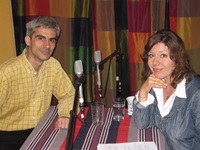 Dimitri Vassilakis und Mirjam Wiesemann im Gespräch, Cybele Studio, Düsseldorf